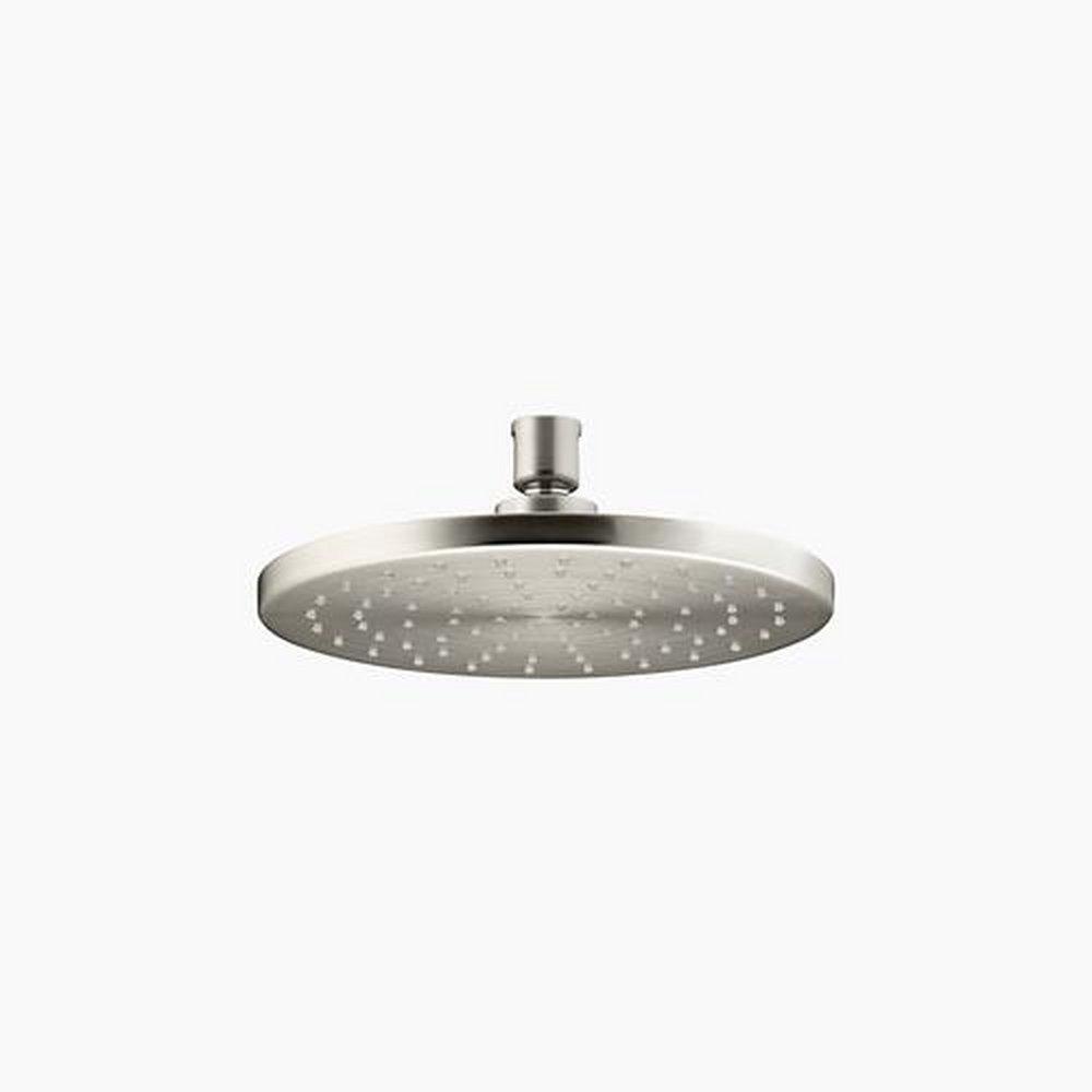 KOHLER Vibrant&reg; Brushed Nickel Single Rain Showerhead 