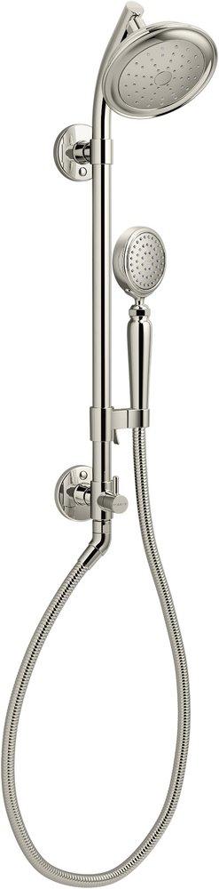 KOHLER Vibrant&reg; Polished Nickel Single Handle Shower System 