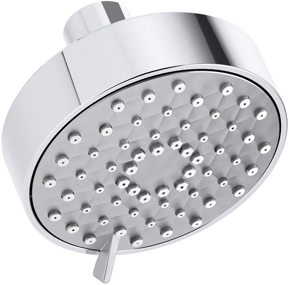 KOHLER Polished Chrome Multi Function Wide Coverage, Intense Drenching and Targeted Spray Showerhead 
