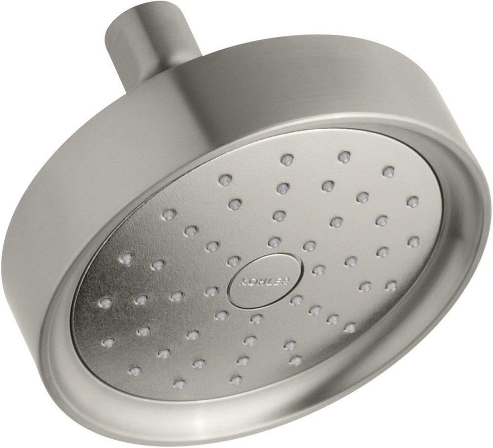 KOHLER Vibrant&reg; Brushed Nickel Single Function Katalyst&reg; Showerhead 