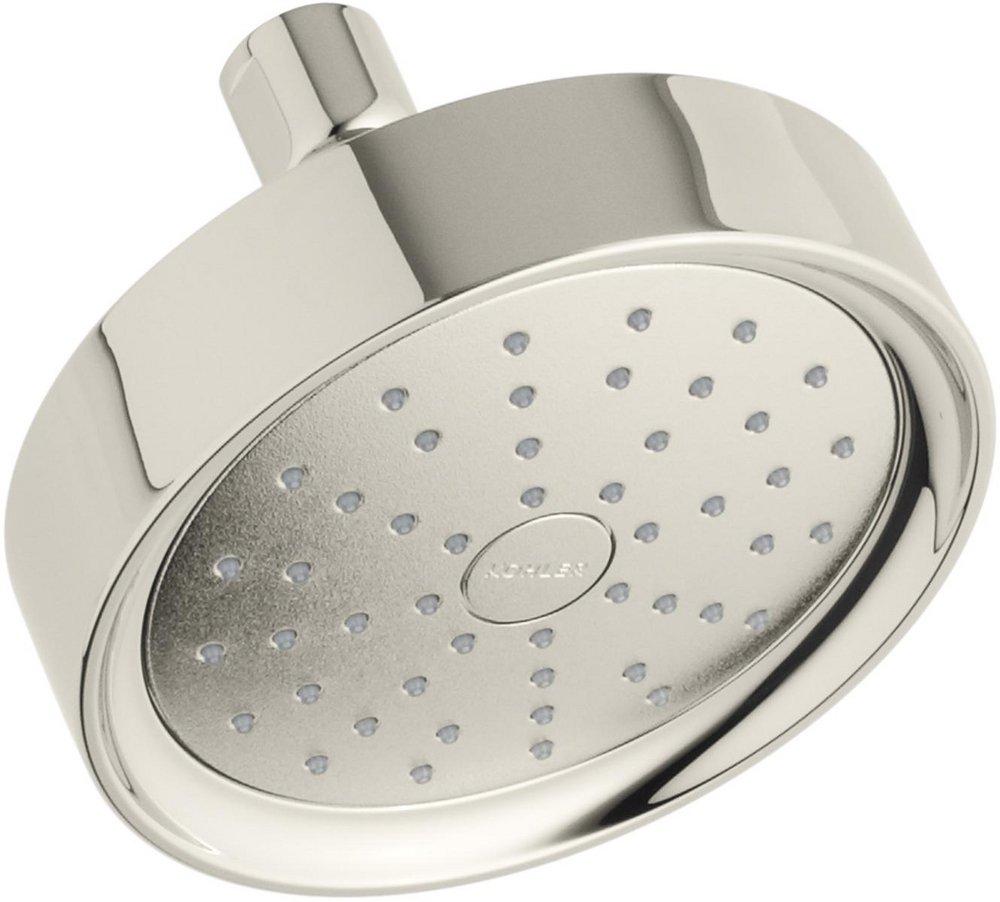 KOHLER Vibrant&reg; Polished Nickel Single Function Katalyst&reg; Showerhead 