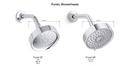 KOHLER Vibrant&reg; Polished Nickel Single Function Katalyst&reg; Showerhead 