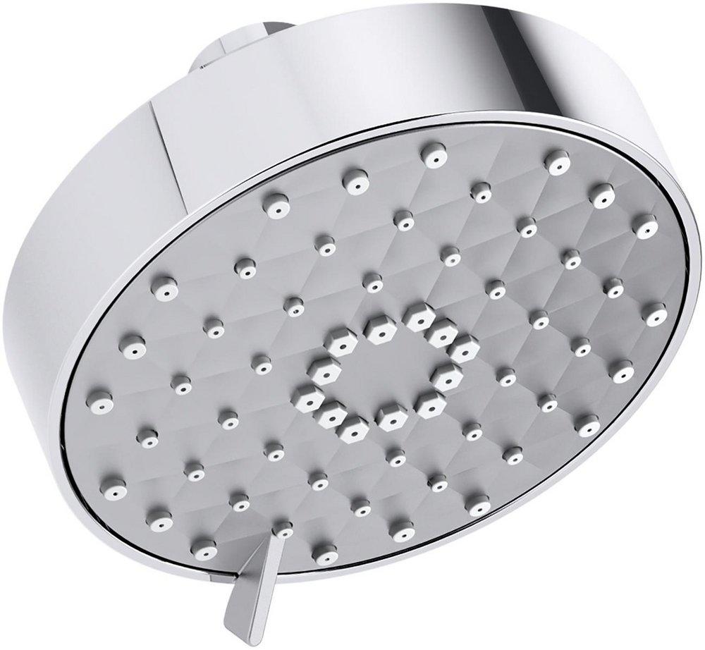 KOHLER Polished Chrome Multi Function Intense Drenching, Targeted Spray and Wide Coverage Showerhead 