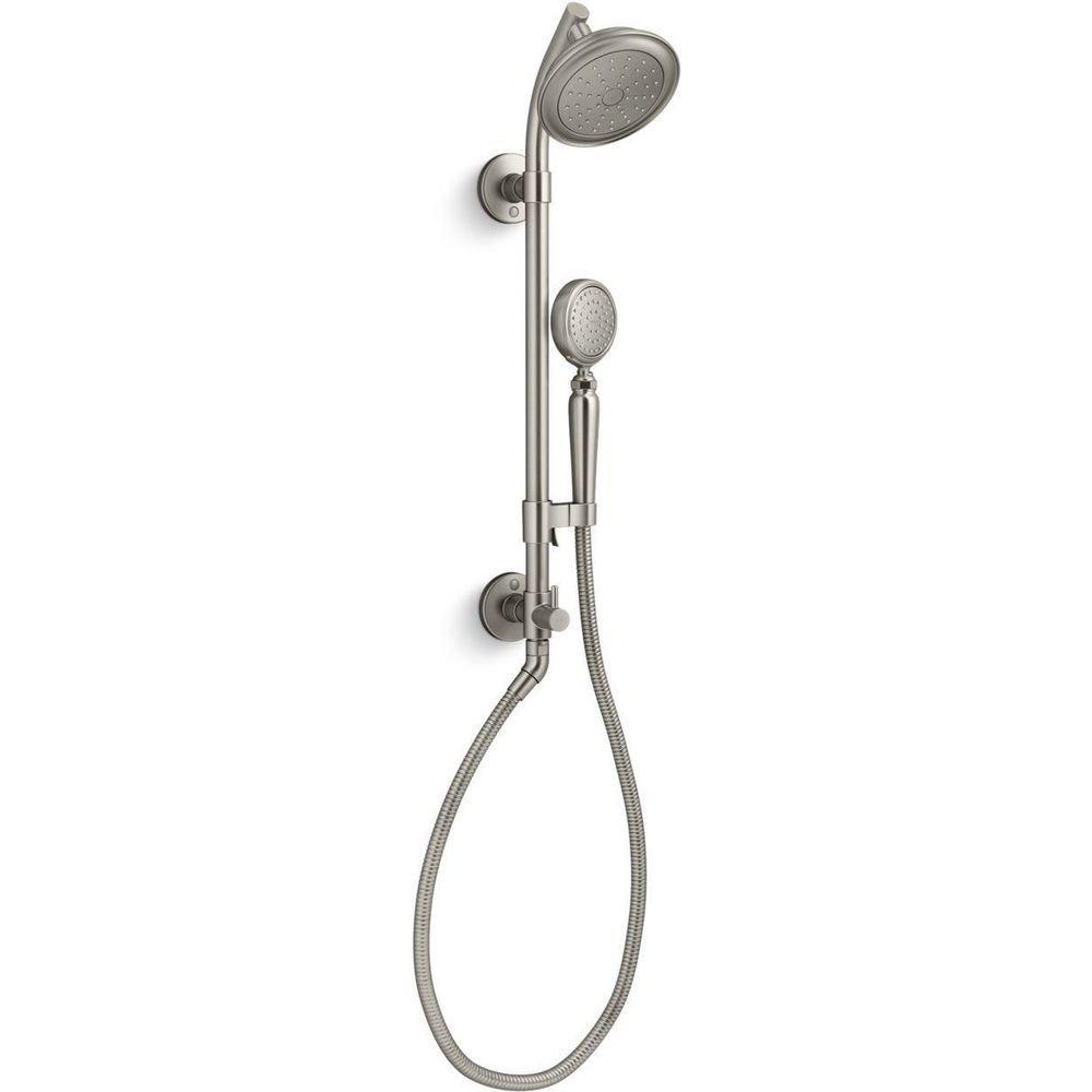 KOHLER Vibrant Brushed Nickel Single Handle Single Function Shower System 