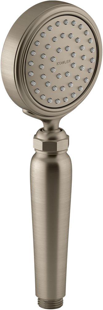KOHLER Vibrant Brushed Bronze Single Function Hand Shower (Shower Hose Sold Separately) 