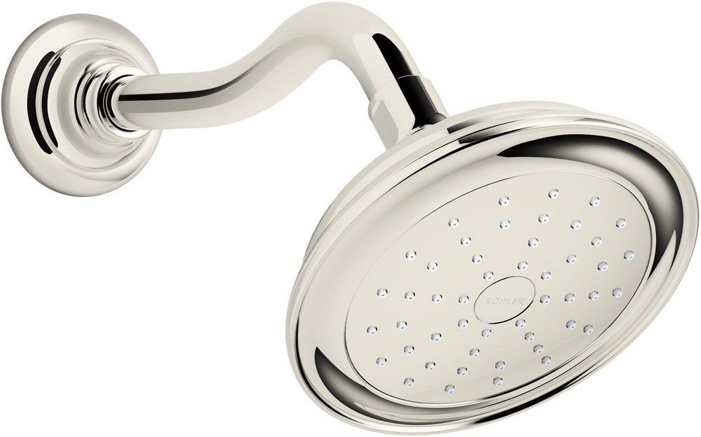 KOHLER Vibrant&reg; Polished Nickel Single Function Air Showerhead 