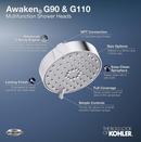KOHLER Oil Rubbed Bronze Multi Intense Drenching,Targeted Spray and Wide Coverage Showerhead 