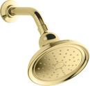 Single Function Showerhead in Vibrant® Polished Brass