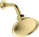 KOHLER Vibrant&reg; Polished Brass Single Function Air Showerhead 