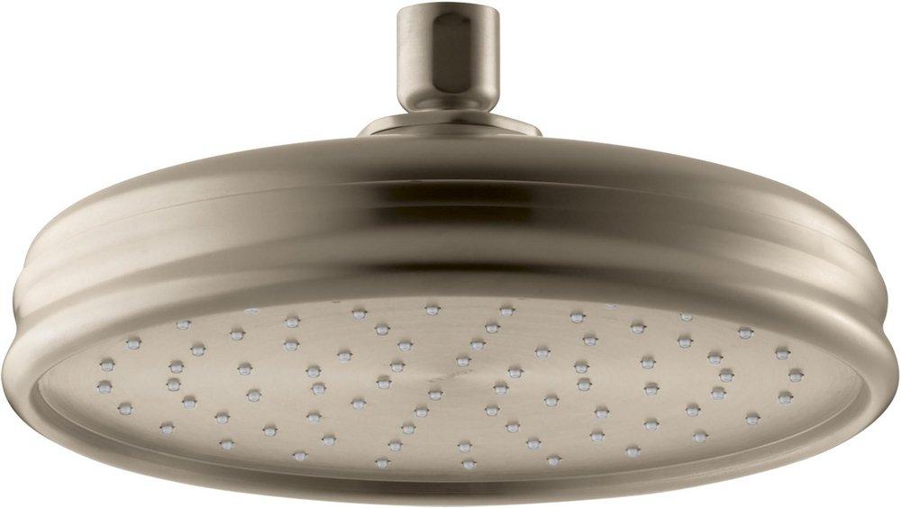 KOHLER Vibrant&reg; Brushed Bronze Single Function Rain Showerhead 