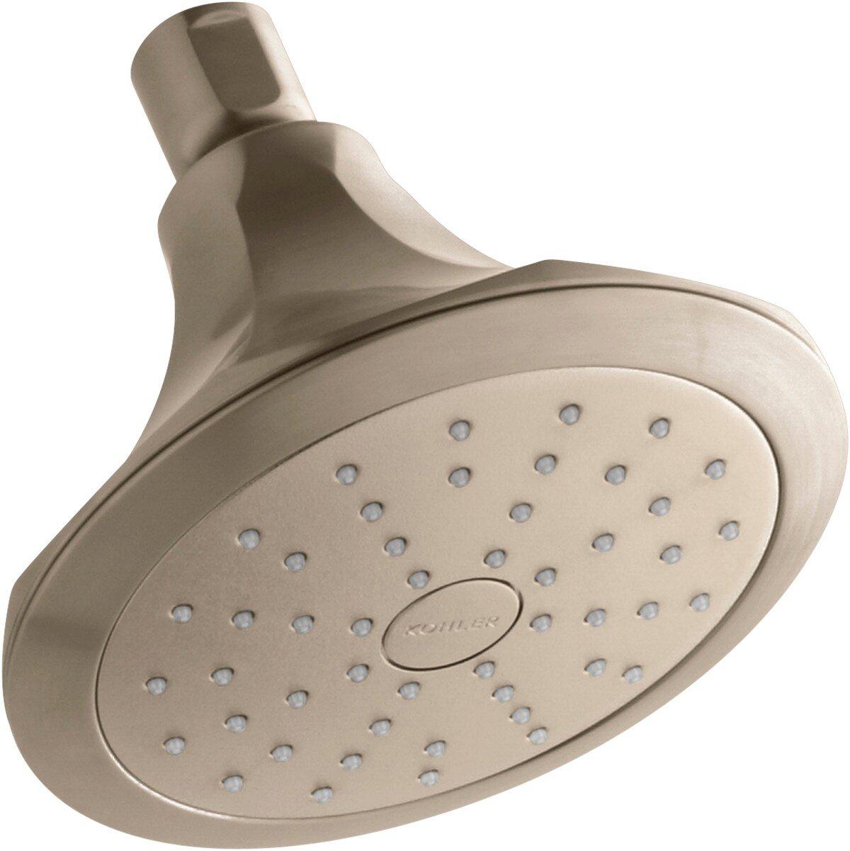 KOHLER Vibrant Brushed Bronze Single Full Showerhead 