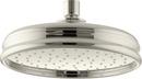 KOHLER Vibrant&reg; Polished Nickel Single Function Rain Showerhead 