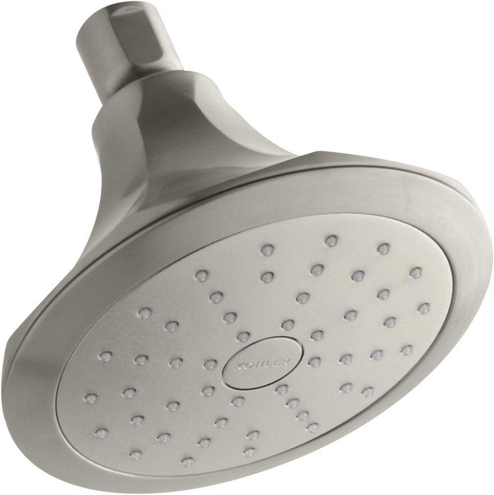KOHLER Vibrant&reg; Brushed Nickel Single Function Air Showerhead 