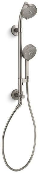 KOHLER Vibrant® Brushed Nickel Single Handle Multi Function Shower System
