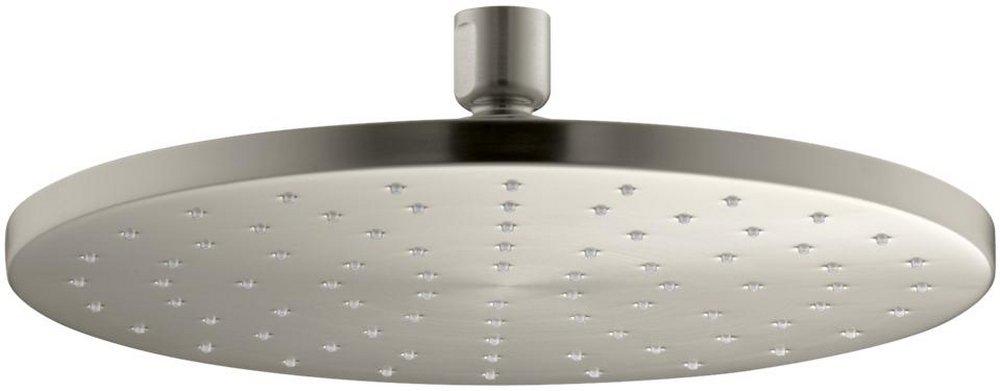 KOHLER Vibrant&reg; Brushed Nickel Single Rain Showerhead 