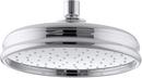 KOHLER Polished Chrome Single Function Rain Showerhead 