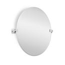 24-1/4 in. Oval Tilting Mirror in Chrome