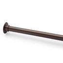 96 in. Wall Mount Straight Shower Rod in Oil Rubbed Bronze