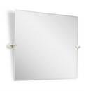 32-1/2 in. Square Tilting Mirror in Polished Nickel