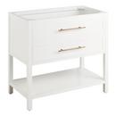 Signature Hardware Bright White 36 in. Floor Mount Vanity 