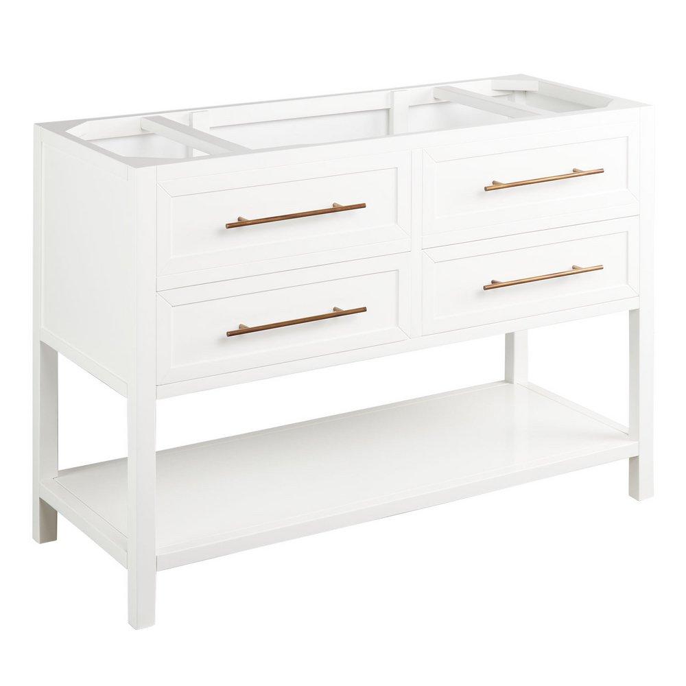 Signature Hardware Bright White 48 in. Floor Mount Vanity 