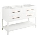 Signature Hardware Bright White 48 in. Floor Mount Vanity 