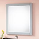 28 in. Rectangular Vanity Mirror in Chilled Grey