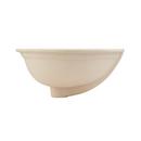 Signature Hardware White 17 x 14 in. 1-Bowl Undercounter Vitreous China Oval Lavatory Sink 