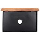 Signature Hardware Antique Copper 33 x 22 in. Copper Single Bowl Farmhouse Kitchen Sink 