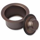 Brass Disposer Flange & Stopper for 1 in. Thick Kitchen Sink in Oil Rubbed Bronze