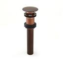 2-1/2 x 6 in. Bathroom Sink Drain in Antique Copper