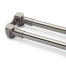 Signature Hardware Brushed Nickel 36 STRT DBL SB SHWR ROD BN 