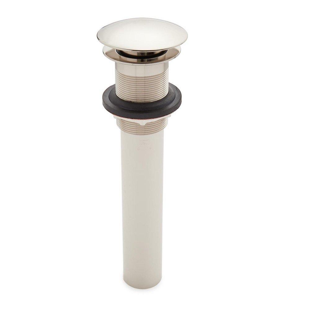 Signature Hardware Polished Nickel 2-1/2 x 6 in. Bathroom Sink Drain 