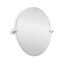 22-1/2 in. Oval Tilting Mirror in Chrome