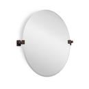 20-3/4 in. Oval Tilting Mirror in Oil Rubbed Bronze