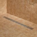 Signature Hardware Brushed Stainless Steel Linear Shower Drain in Brushed Stainless Steel 