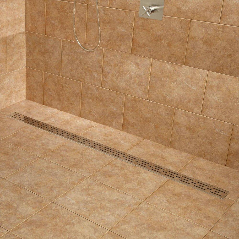 Signature Hardware Polished Stainless Steel Shower Drain 