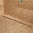 60 in. Linear Shower Drain with Drain Flange in Polished Stainless Steel