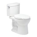 Signature Hardware White 1.28 gpf Elongated Floor Mount Two Piece Toilet 