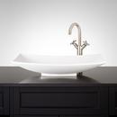 25-1/2 x 15 in. Rectangular Vessel Mount Bathroom Sink in White