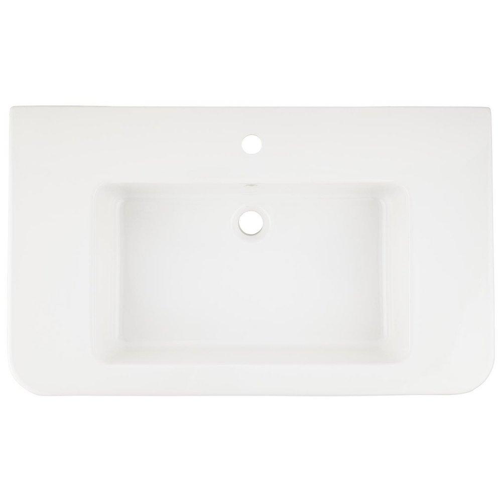 Signature Hardware White Wall Mount Basin 