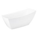 Signature Hardware White 67 x 31-1/8 in. Freestanding Bathtub with End Drain 
