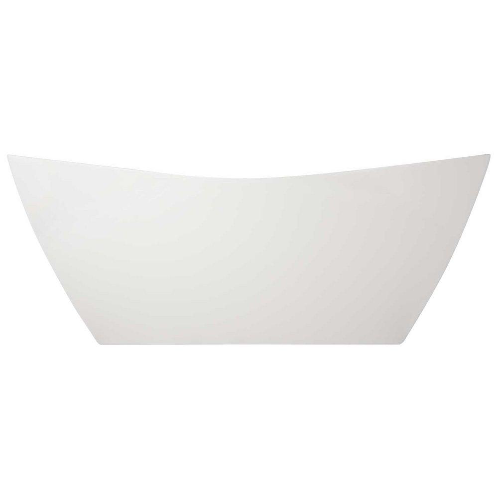 Signature Hardware White 67 x 31-1/2 in. Freestanding Bathtub with Center Drain 