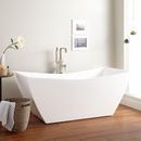 Signature Hardware White 67 x 31-1/2 in. Freestanding Bathtub with Center Drain 