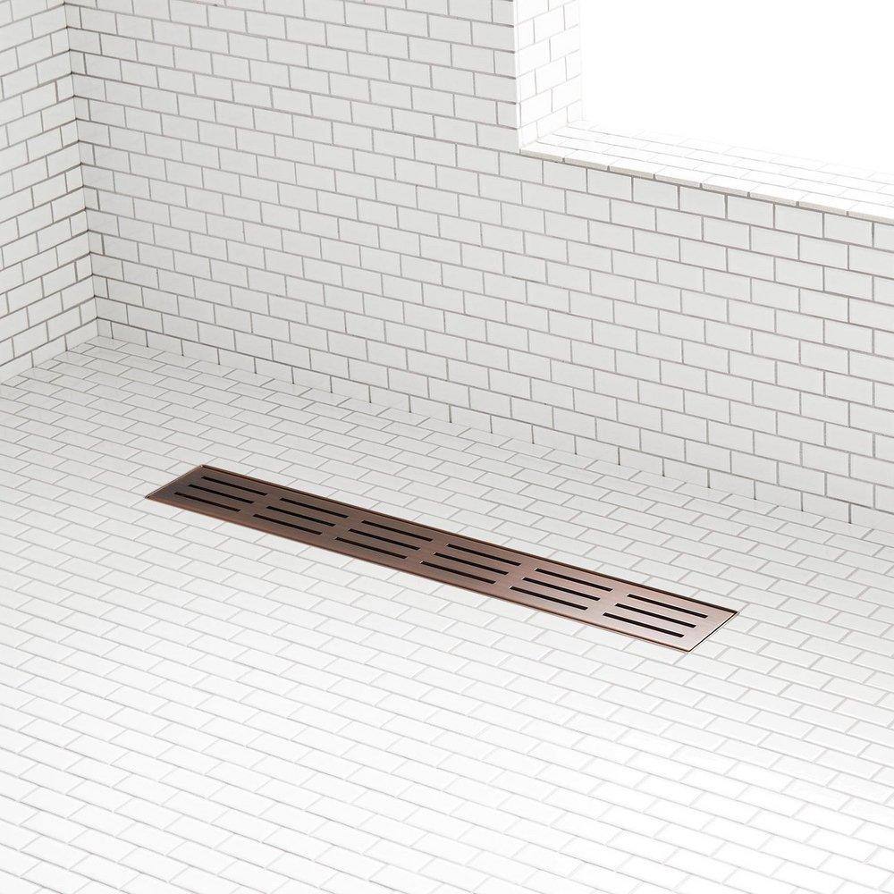 Signature Hardware 2-1/8 in. Tapered Shower Drain 