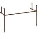 Signature Hardware Oil Rubbed Bronze 60 in. Brass Console Sink Stand 