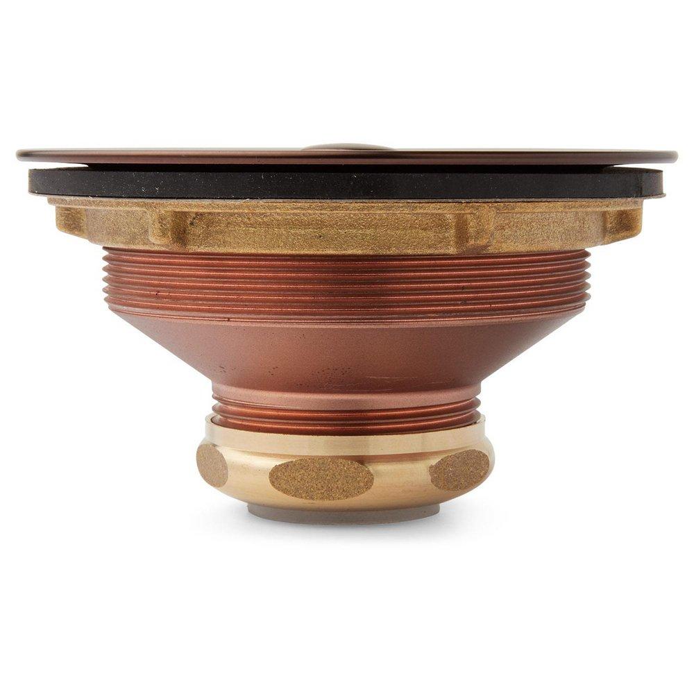 Signature Hardware Brushed Nickel 3-1/2 in. Brass Basket Strainer 