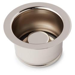 Garbage Disposal Flange with Stopper in Polished Nickel