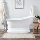 60 x 30-1/2 in. Freestanding Bathtub End Drain in White