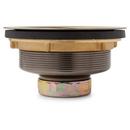 Signature Hardware Oil Rubbed Bronze 3-1/2 in. Basket Strainer 